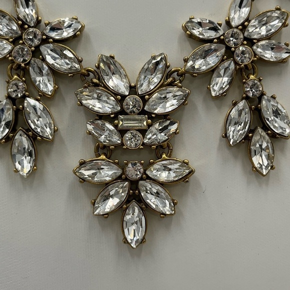 J. Crew Jeweled Cluster Drop Necklace - Picture 3 of 11